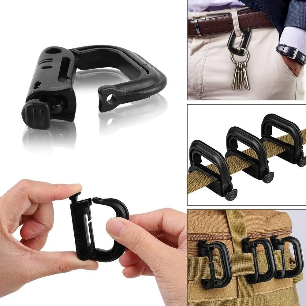 

33pcs Locking Strap Web Strings Molle Accessories Tool D-ring Elastic Clip Tactical Backpack Attachments
