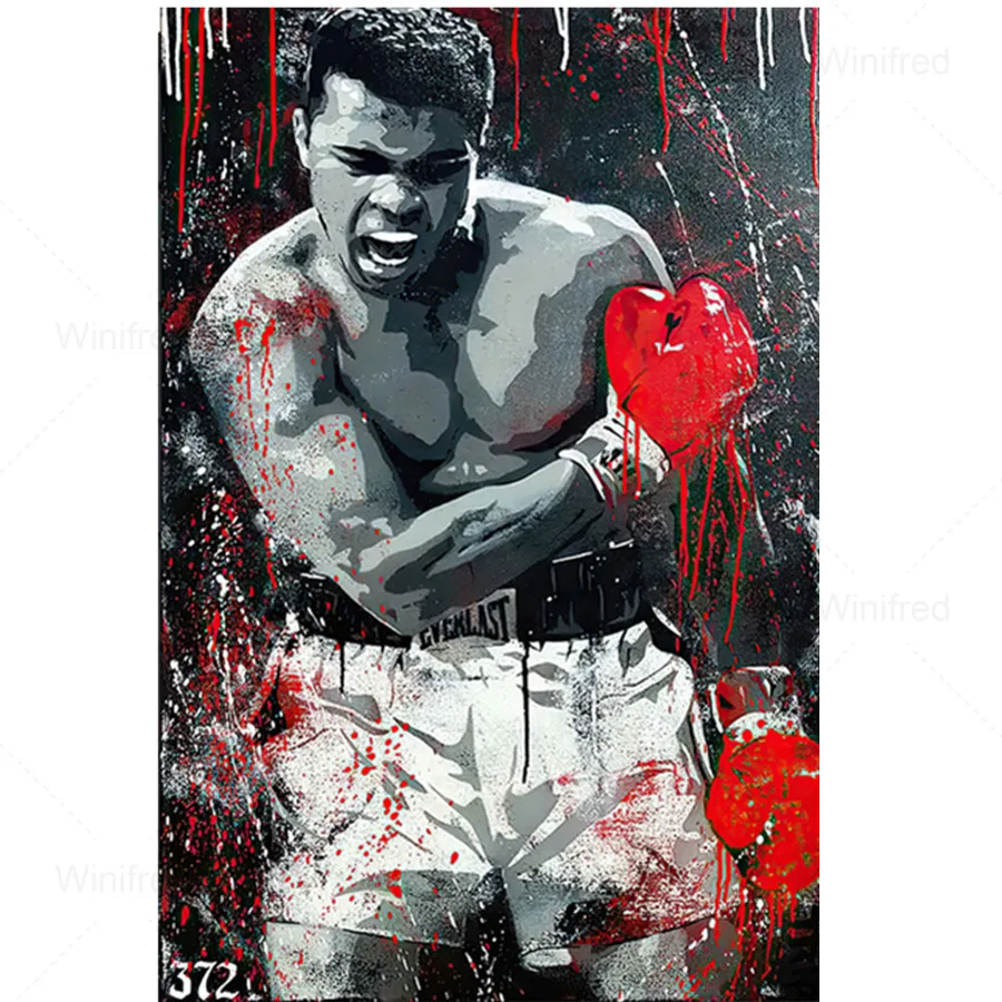 

Muhammad Ali Poster Full Square/round Drill 5D Diy Diamond Painting Boxer Inspirational 3D Diamond Embroidery Cross Stitch Home