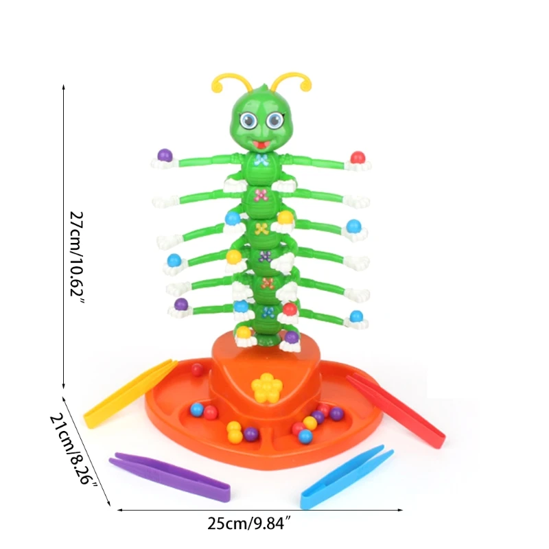 

Board Game Toy Electric Swing Bug Fun Caterpillar Electric Wiggle Dance Fun Caterpillar Game Balance Toy for Children