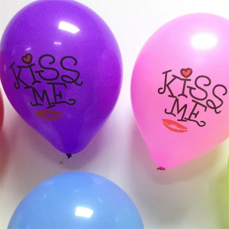 10/шт 2 8 г Печатный латексный баллон kissme воздушный шар свадебная комната макет