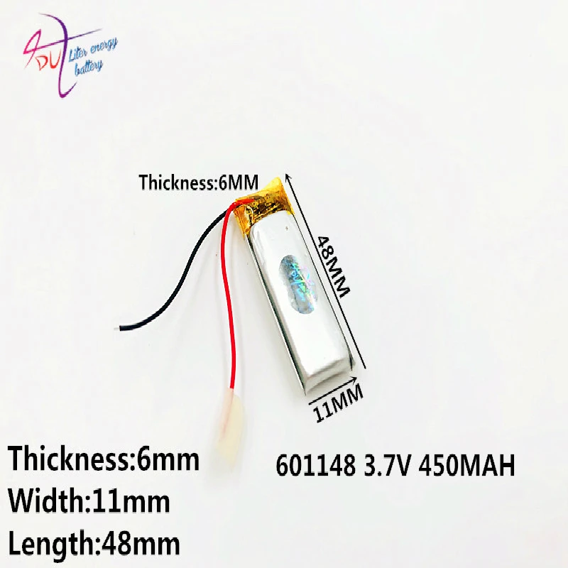 Литий-полимерный перезаряжаемый литий-ионный аккумулятор 3 7 в 450 мач 601148 для Mp3 MP4