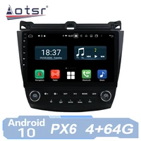 aotsr car radio for honda accord 7 2003 2007 android 10 multimedia player auto stereo gps navigation autoradio ips px6 unit
