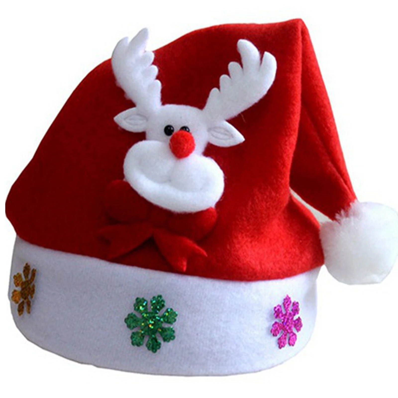 Pождество 1 шт. популярный мигающий костюм Санта Клауса со светодиодный