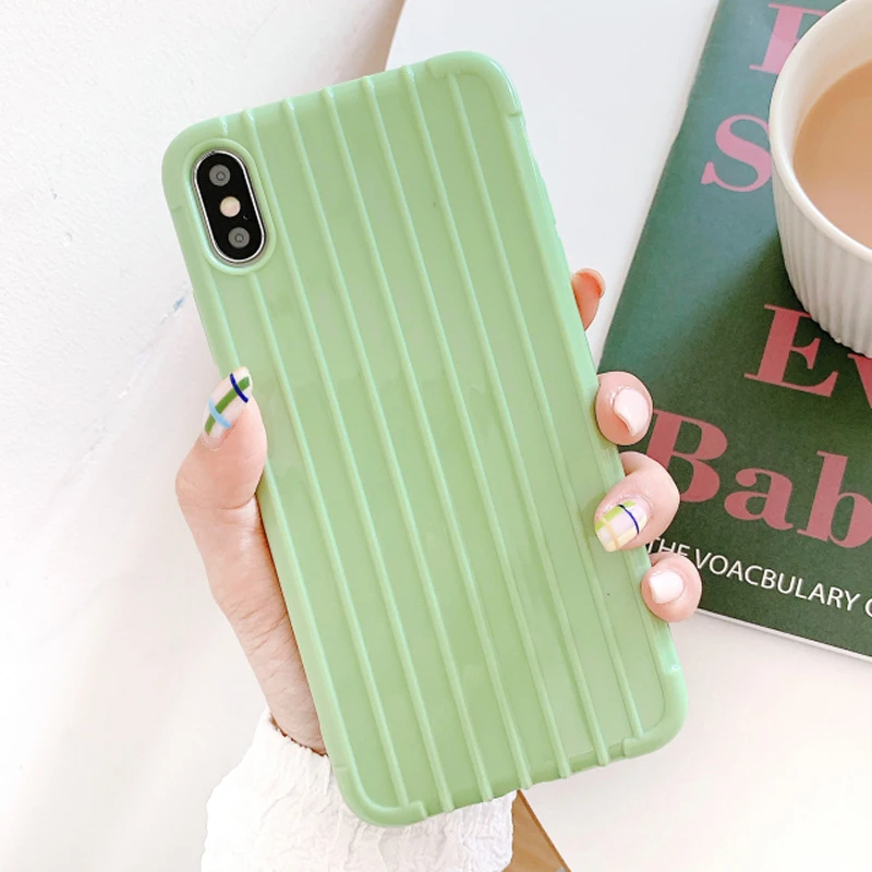 YUETUO роскошный 3d чехол для телефона etui iphone 6 6s 7 8 plus x 10 xs xr s r max 7plus силиконовые