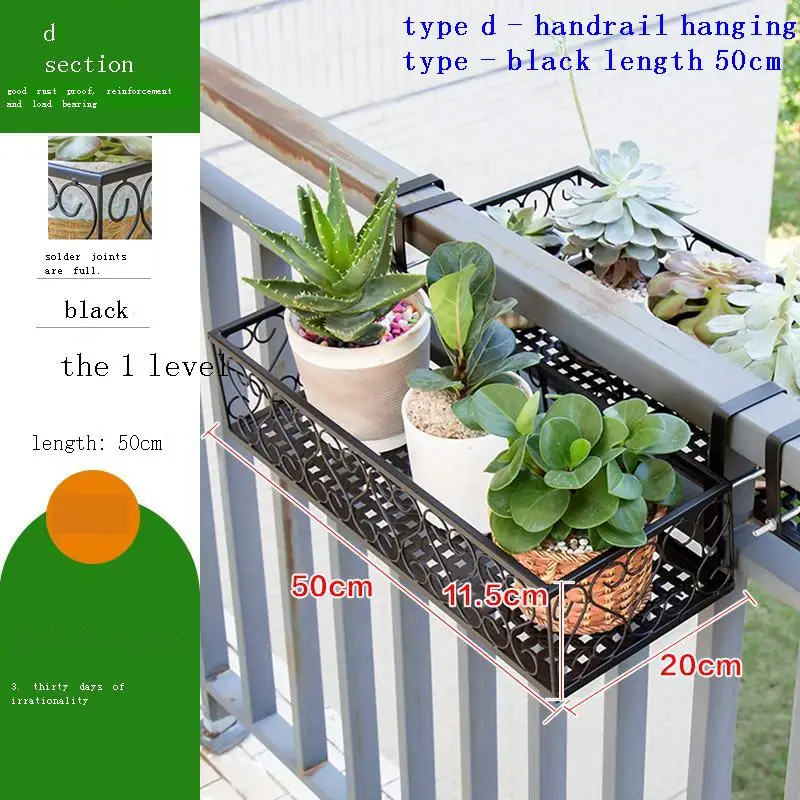 

Dekarosyon Decorer Garten Dekoration Dekoru Outdoor Balkon Saksisi Decor Plant Stand Shelf Balcony Balcon Flower Iron Rack