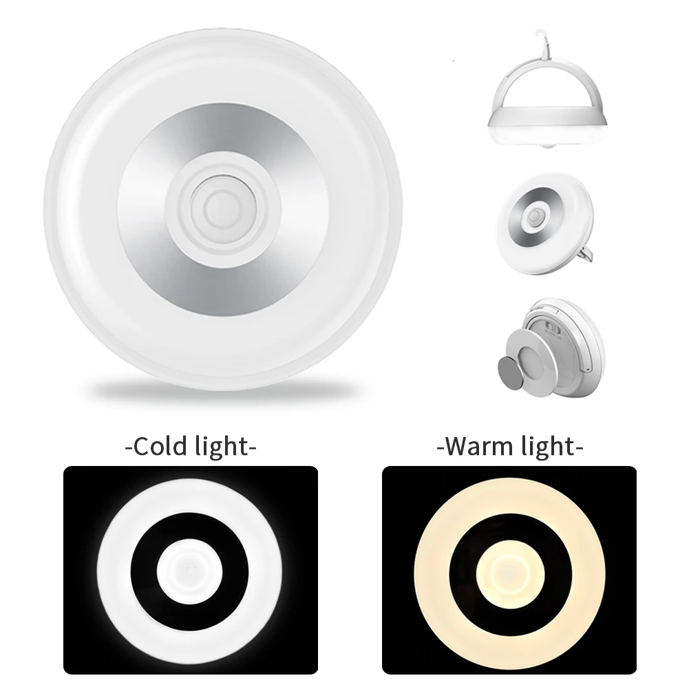 Светодиодный датчик Ночной светильник с двойным Индукционным ИК-датчиком