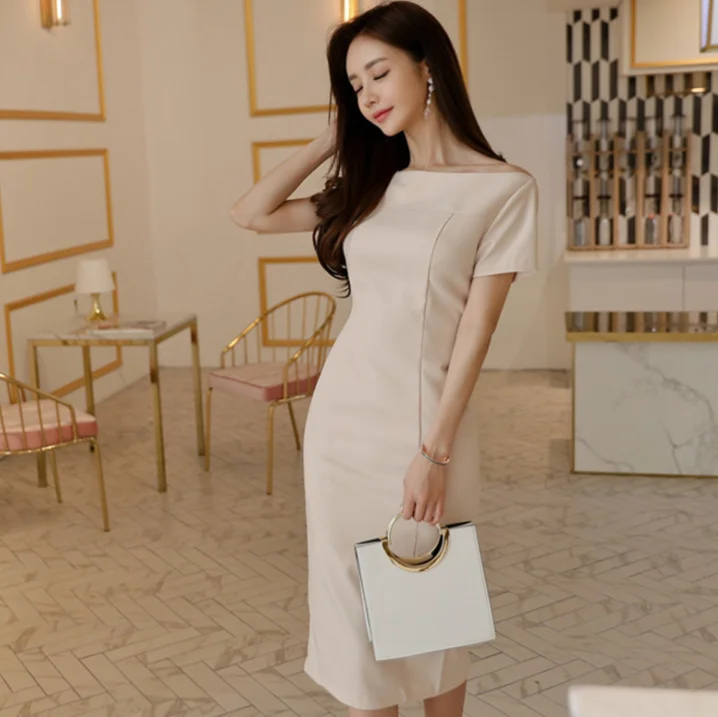 2020 летние Для женщин работы Офисные женские туфли Оболочка Короткий рукав с