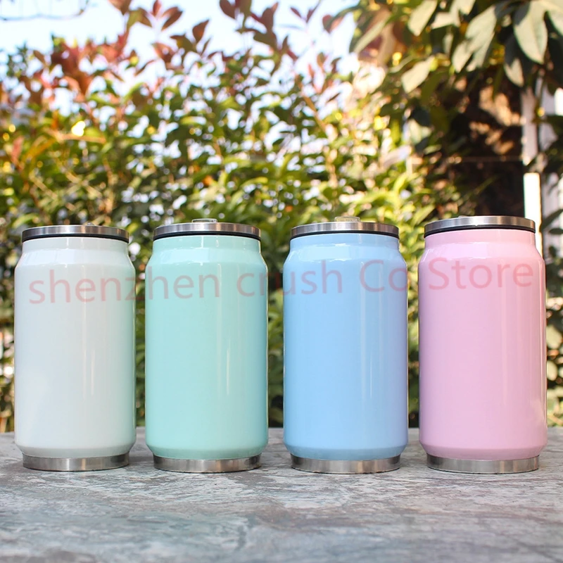 Милая растительная соломинка с узором Термокружка Из Нержавеющей Стали термосы