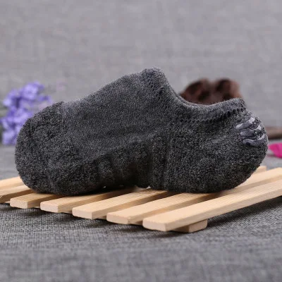 Серые мужские короткие носки, невидимые, баскетбольные, футбольные, мужские спортивные носки, беговые, пивные, Chaussettes Homme CC50WZ - Цвет: GREY2