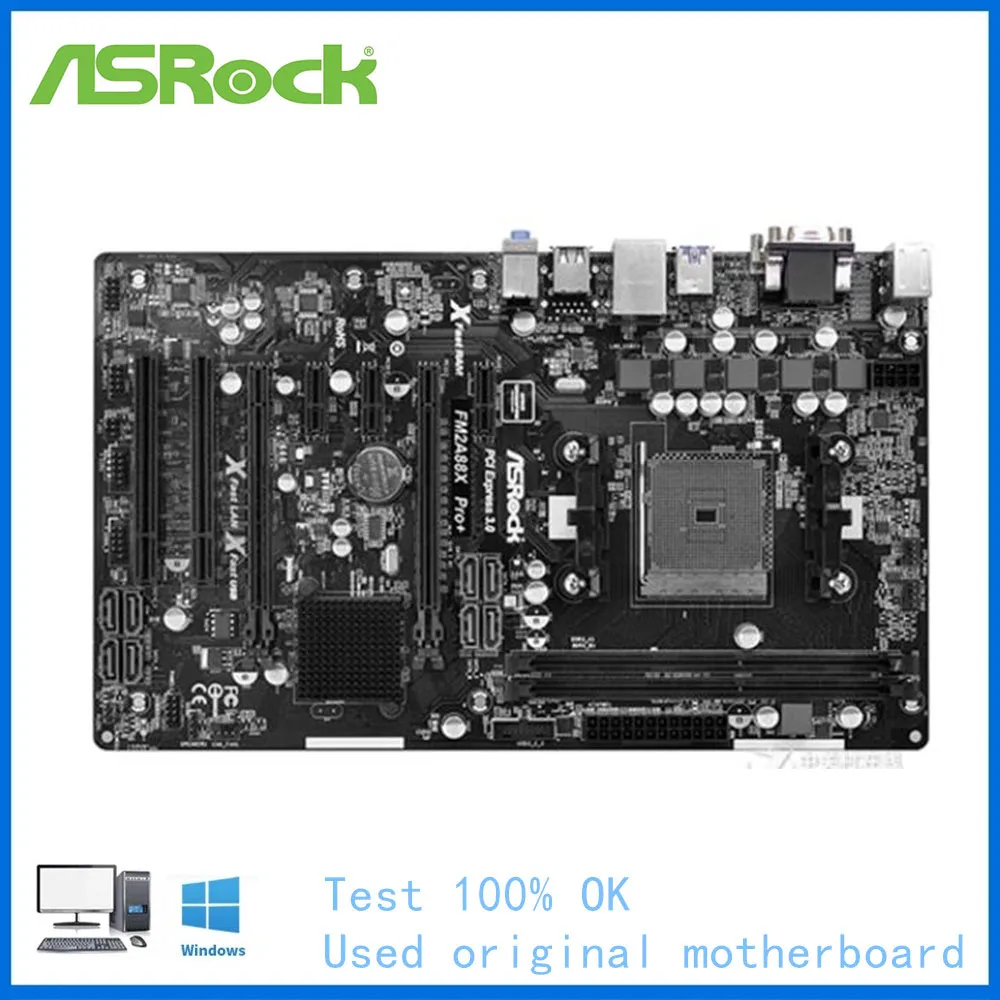 Материнская плата для ASRock FM2A88X Pro + компьютера USB3.0 SATAIII FM2 DDR3 A88X | Компьютеры и офис