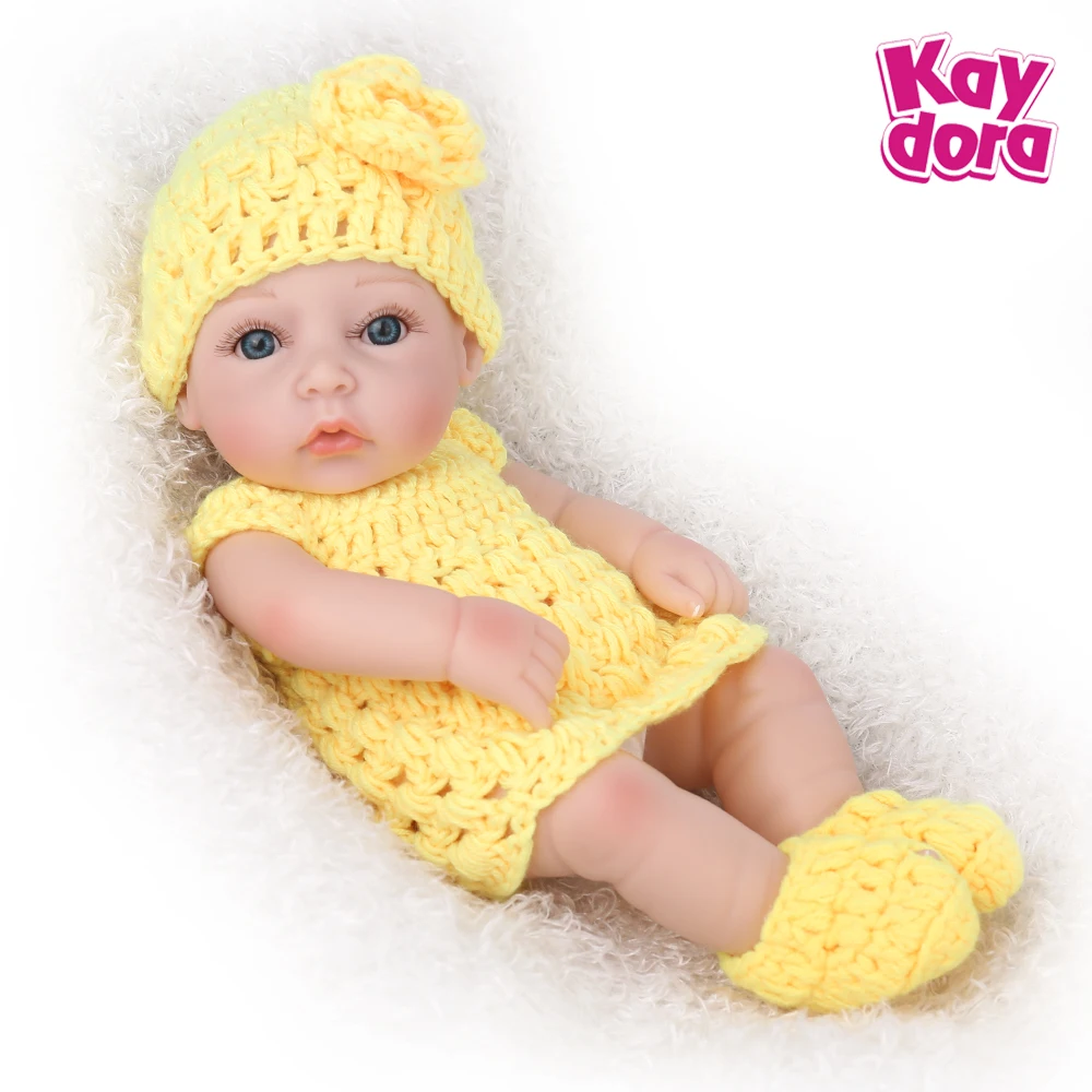 Кукла новорожденная 10 дюймов мягкая полностью силиконовая кукла с телом детские