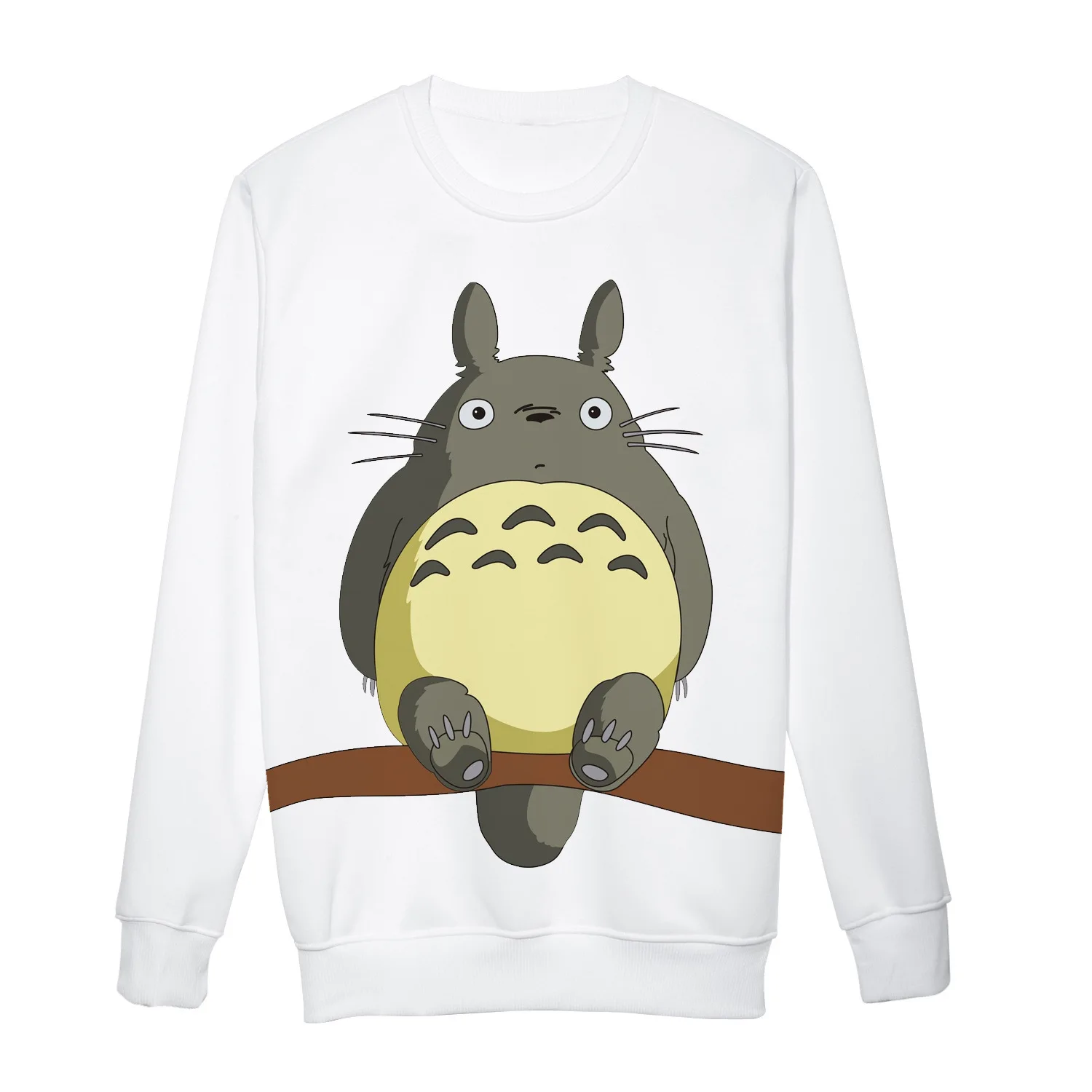 2019 толстовки Totoro 3D свитшоты милые худи с анимацией женский осенний спортивный костюм длинным рукавом