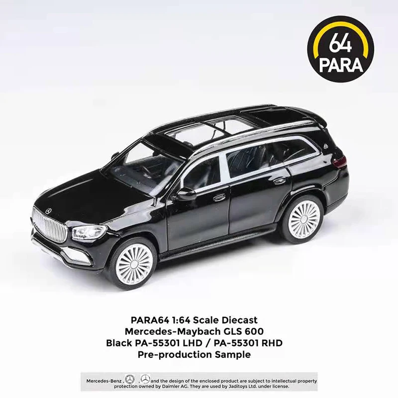 

Коллекция литая под давлением Paragon 1/64 Benz GLS600, искусственный сплав автомобиля