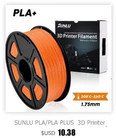 SUNLU PLA плюс 3D-принтеры нити 1,75 мм 1 кг/2.2lb катушки PLA+ ПРИНТЕРЫ нити 3d полиграфические материалы не образующая пузырей