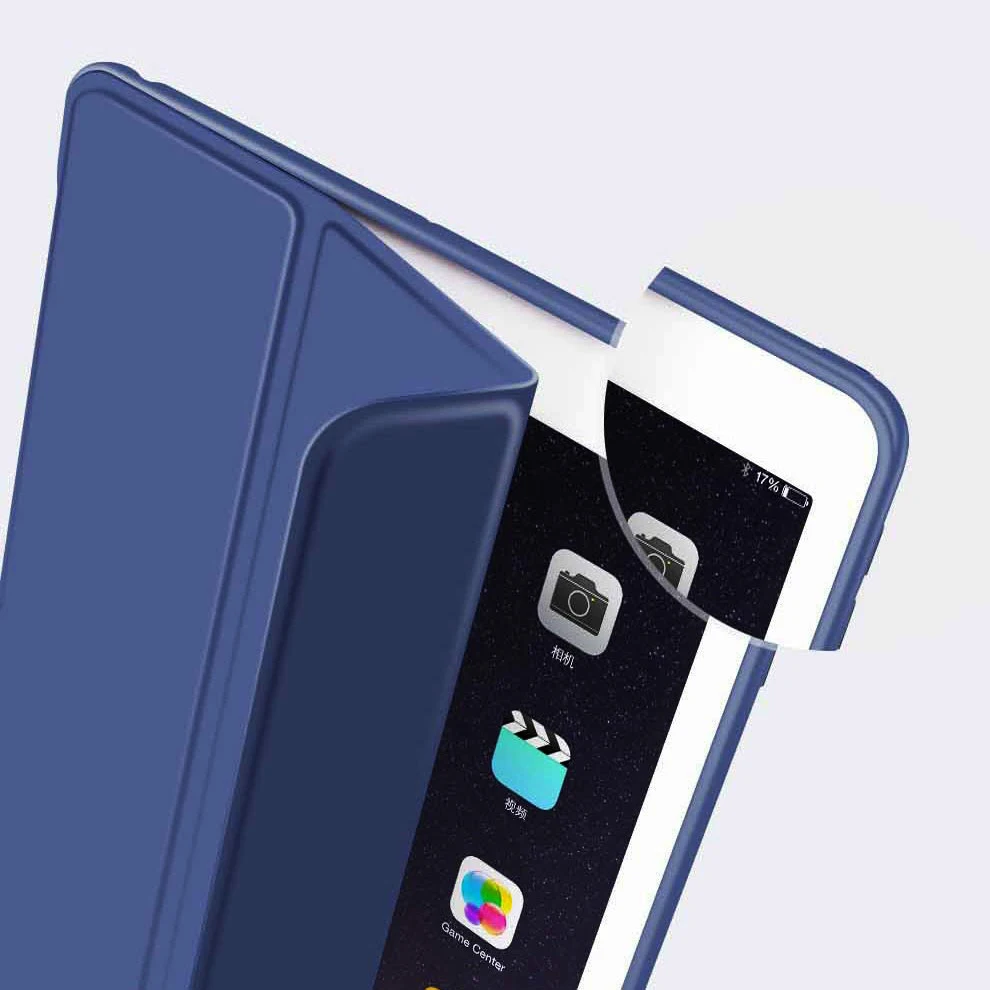 Мягкий силиконовый чехол из искусственной кожи для iPad 10 2 дюйма 2019 7-го поколения
