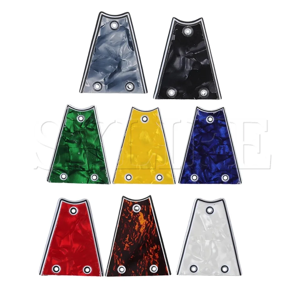 8 Pieces Celluloid 3 Ply Guitar Truss Rod Cover with Hole Muitlcolor | Спорт и развлечения