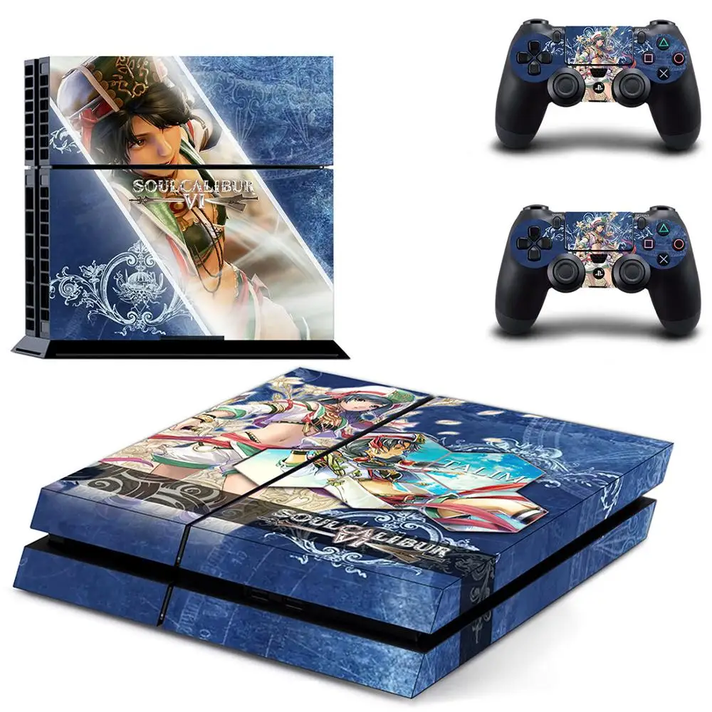 Soul Calibur 6 PS4 Стикеры s Play station 4 кожи PS наклейка кожного покрова для Игровые