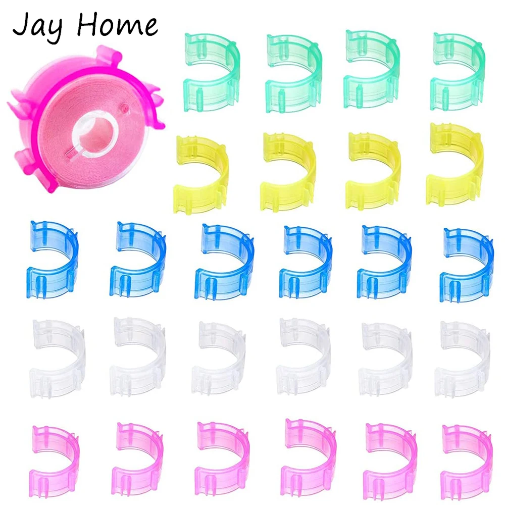 

Plastic Sewing Bobbin Clips Small Bobbin Holder Clip Colorful Bobbins Thread Storage Clamps Sewing Thread Spool Organizing Tools