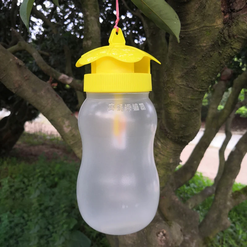 

1PC Wasp Trap Fruit Fly Flies Insect Bug Hanging Honey-Trap Catcher Killer No-Poison Hanging Tree Pest Control Farm Orchard Tool