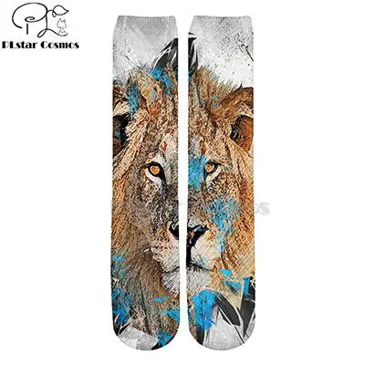 11 Plstar Cosmos the Lion King Simba Носки с рисунком 3d носки для мужчин и женщин забавные животные высокого качества носки с героями мультфильмов dropshopping-1 - Цвет: 11