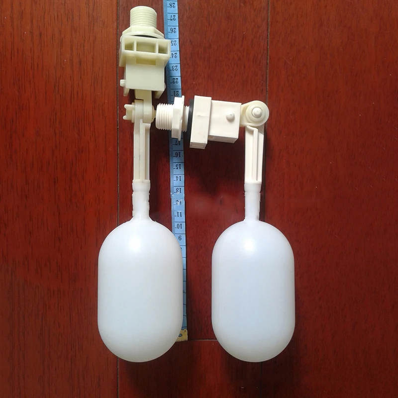 

1/2" Adjustable Plastic Water Float Ball Valve Auto Fill Float Valve Aquarium Reverse Osmosis System Water Tower Control Switch