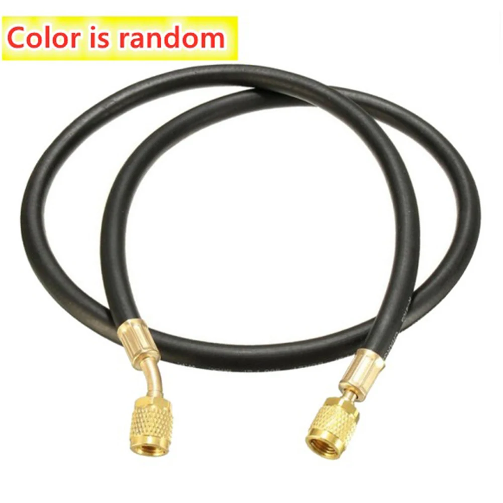 

HVAC Black Charging Hose 600psi R410A Refrigerant Manifold Gauge Refrigeration For Air Conditioning Repair Tools