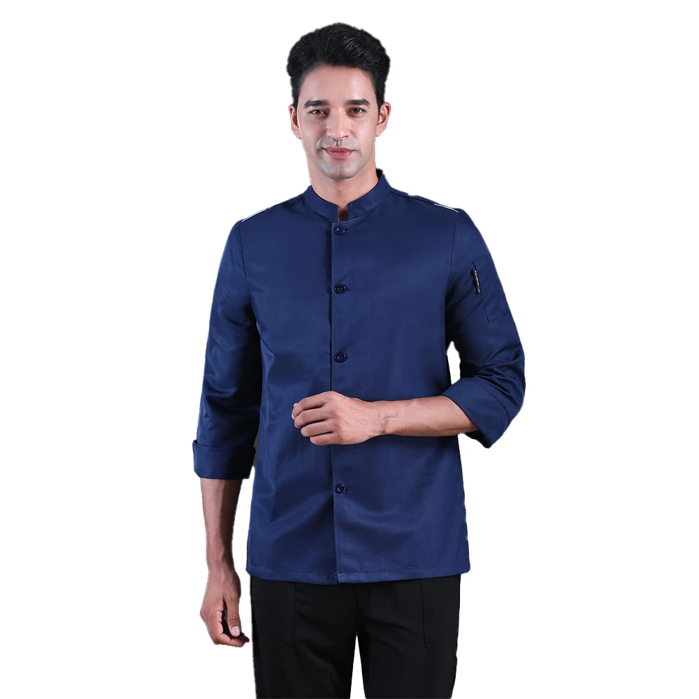 2020 с длинным рукавом шеф повара куртки для мужчин и женщин кухня ресторан пальто