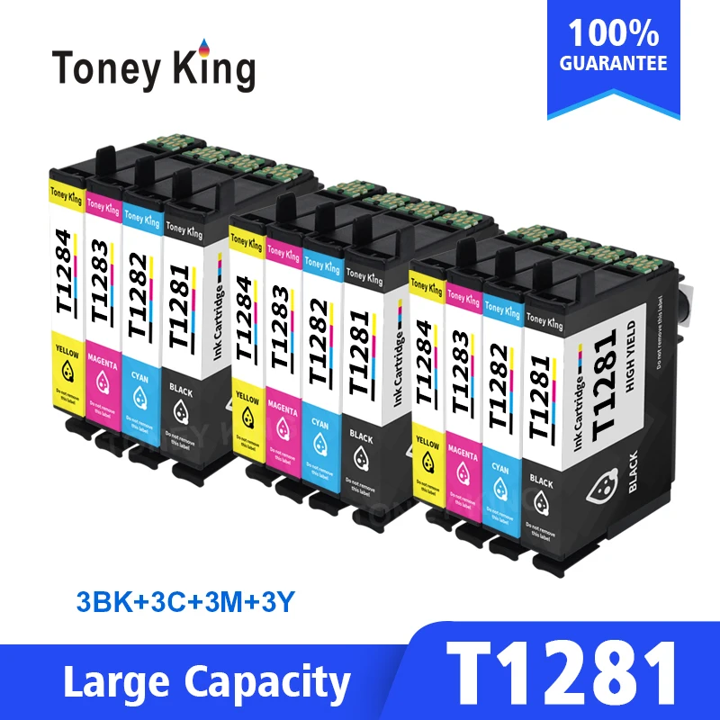 Набор чернильных картриджей для принтера Epson T1281 T1282 T1283 T1284 Stylus SX 125 130 230 435 Вт 445 |