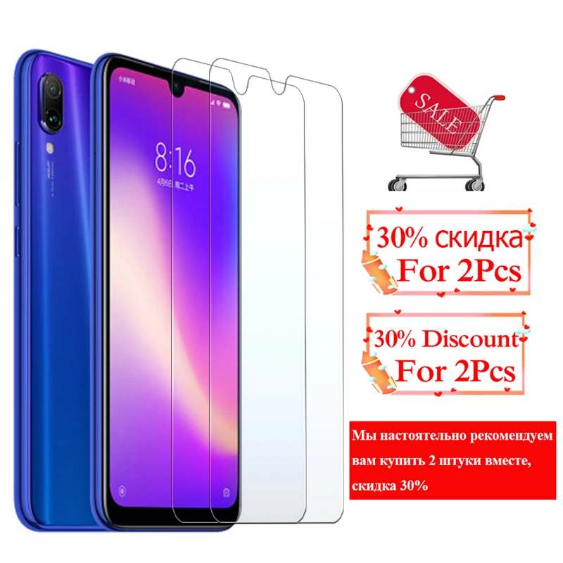Защитное стекло на Ksiomi Redmi Note 7 закаленное для Xiaomi 6 Pro 4 5 Tremp Sheet Sklo Staklo Защитная