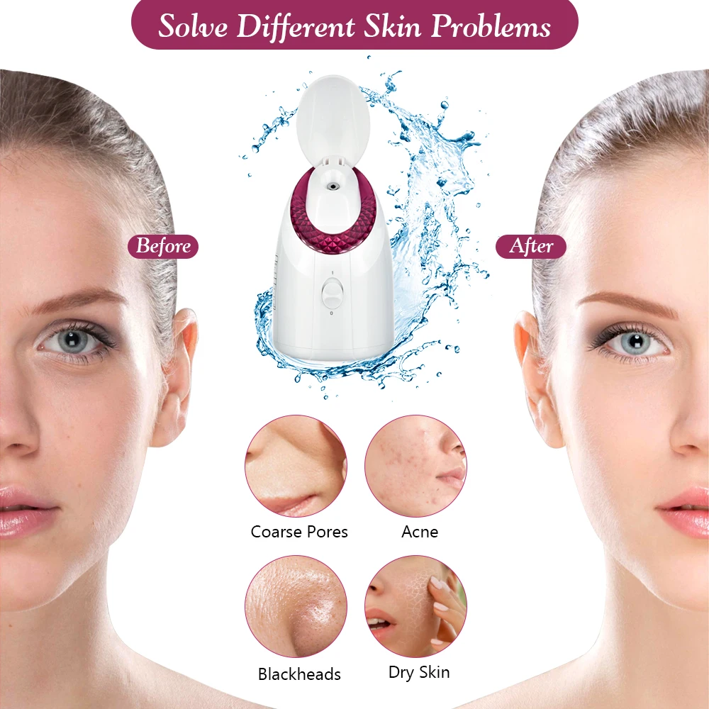 UV led отпариватель для лица нано распылитель тумана Глубокая очистка ионный