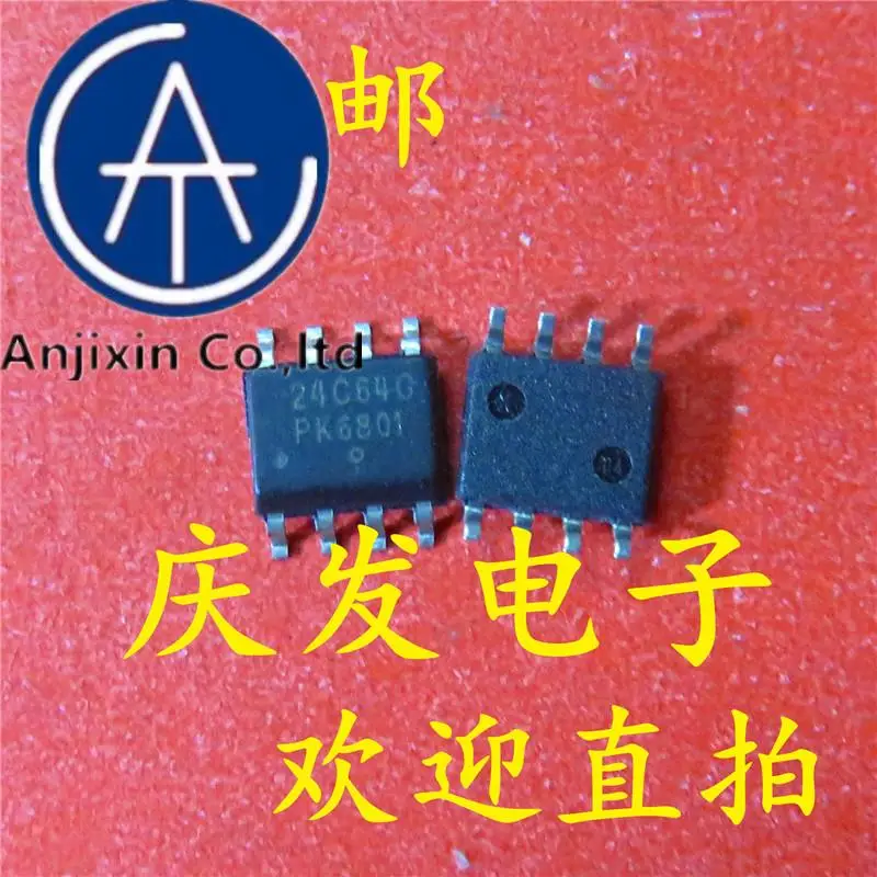 

10 шт., 100% оригинальная новая фотосессия, CAT24C64BKT3 24C64G SOP8