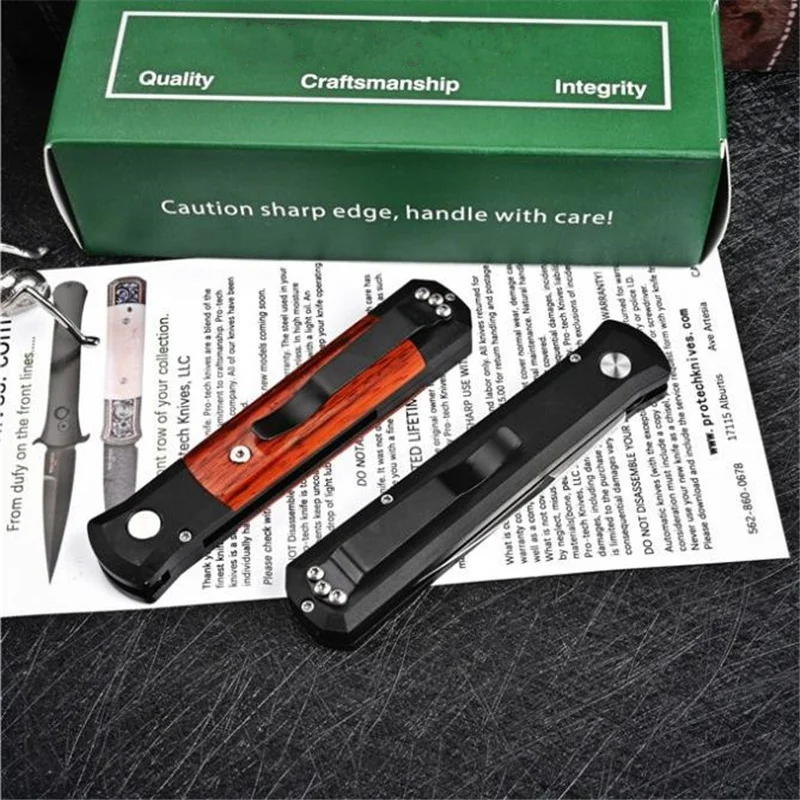 Pro Tech Godfather 920 Боковой разрез OEM 6061-T6 космическая алюминиевая ручка 154 см стальные