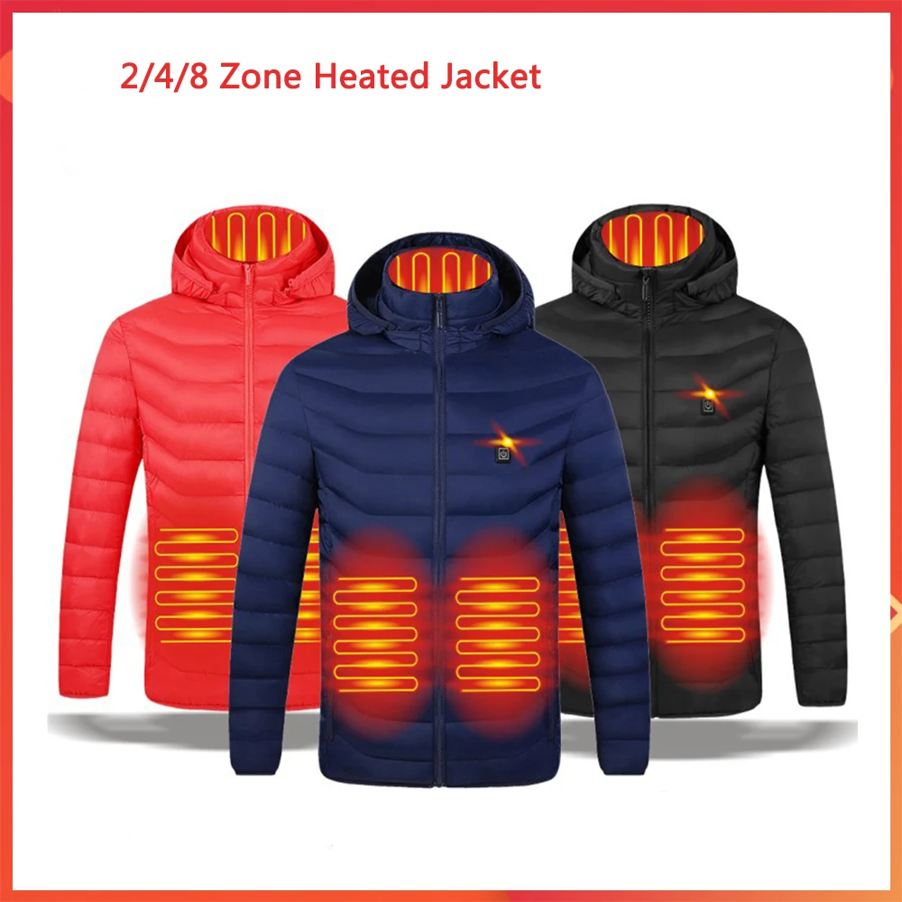 Мужские и женские куртки с подогревом уличный жилет пальто куртка длинным