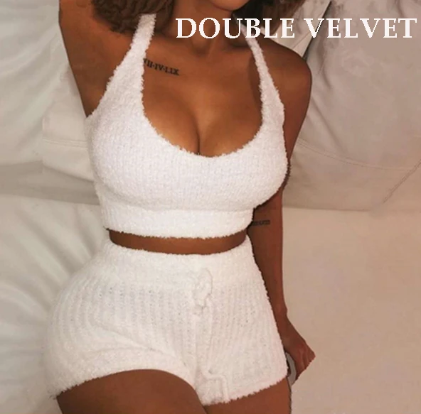 2020 летние сексуальные Клубные наряды прилегающие комплекты одежда для женщин 2