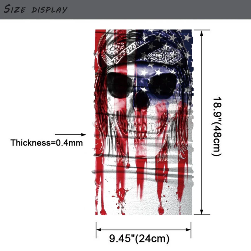 Мужская маска бандана для лица с национальным флагом|Шарфы| |