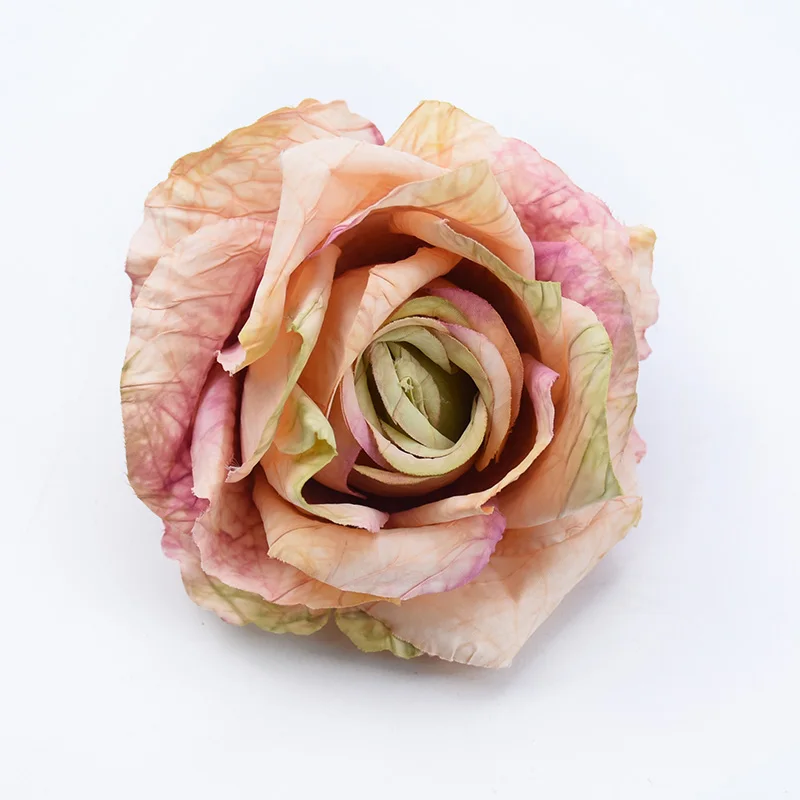 

Головка розы 9 см, украшения для дома, свадебные декоративные цветы, настенные аксессуары для невесты, искусственные цветы