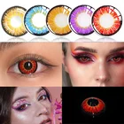 2 шт.пара, цветные контактные линзы для глаз