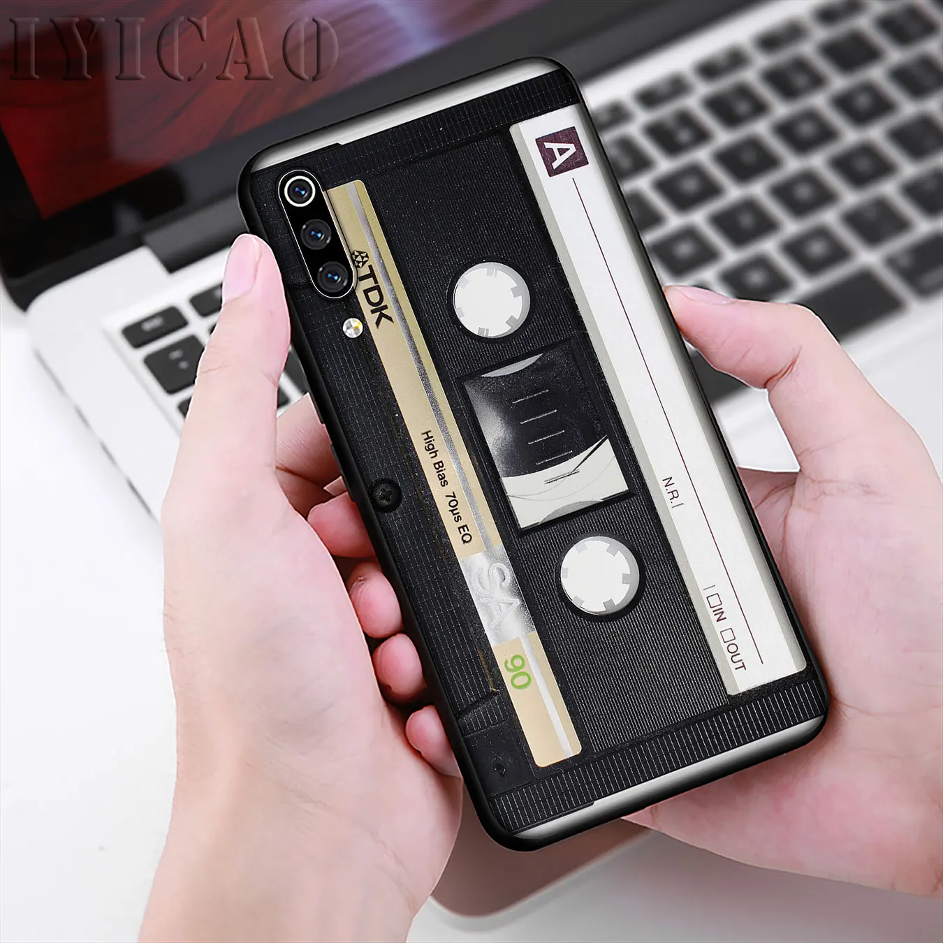 IYICAO Magnetic tape Cassette audio Soft Case for Xiaomi Mi 10 9 9T A3 Pro 8 SE A2 Lite A1 CC9 CC9E 6 pocophone f1 Mi10 | Мобильные