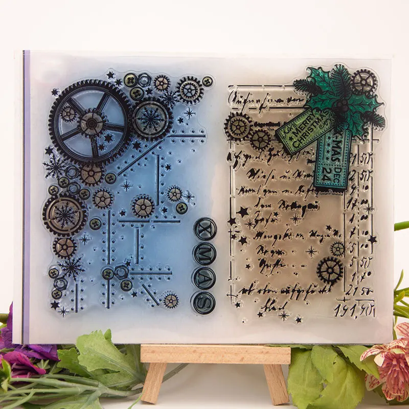 Ретро зубчатая металлическая режущая штамповка и прозрачные штампы для