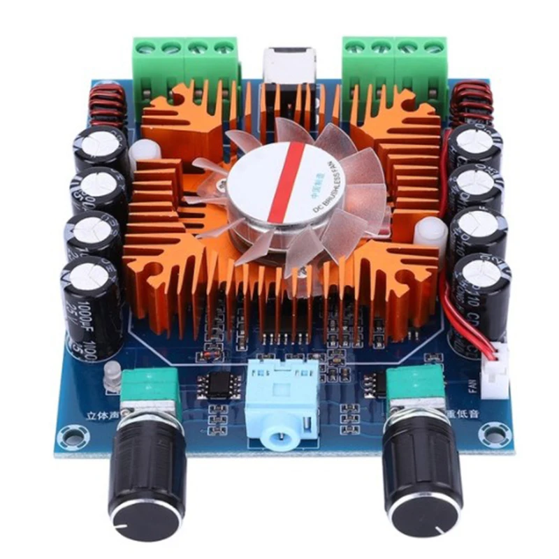 XH-A372 TDA7850 четырехканальный 50 Вт x 4 HIFI автомобильный стерео аудио усилитель плата