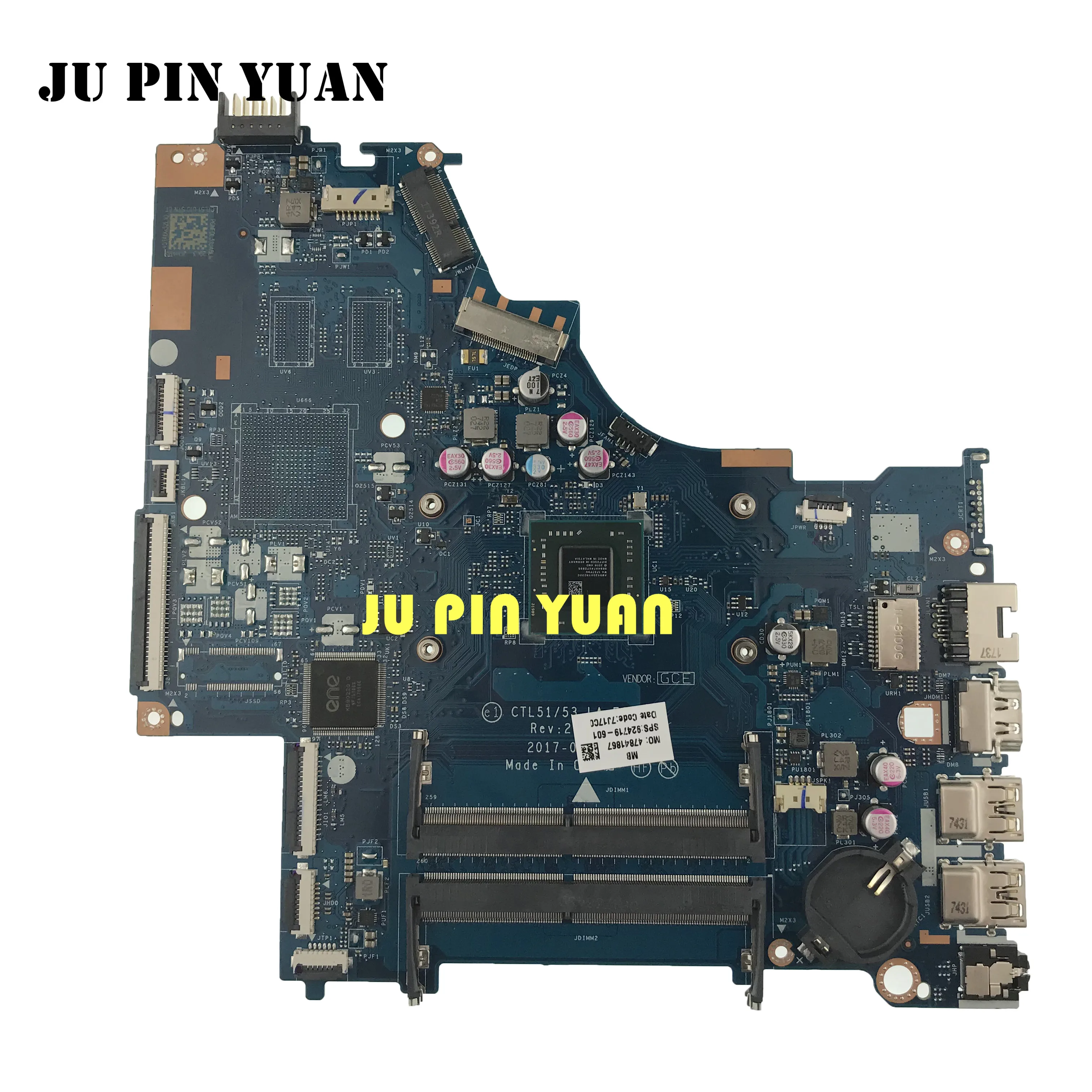 Для HP 15 BW 15Z серия материнская плата для ноутбука 924719 601 001 CTL51/53 LA E841P A9 9420 100%