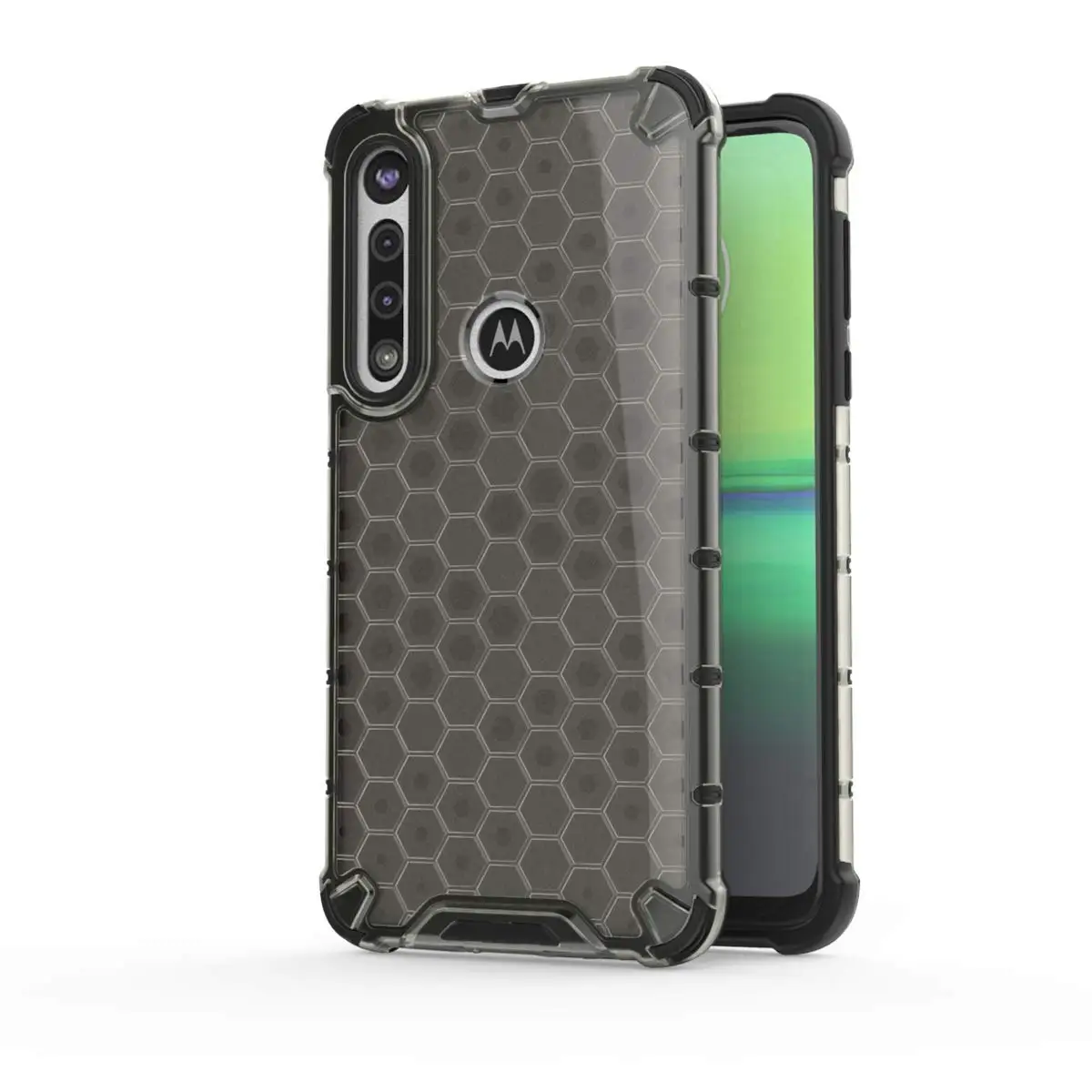Чехол для Motorola Moto One Macro Силиконовый противоударный усиленный жесткий защитный