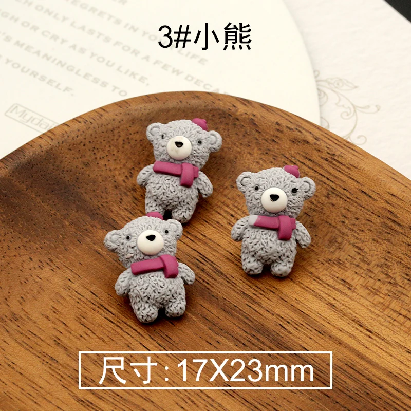 6 шт Кролик Медведь Корова Обезьяна прекрасный детский Декор кнопки для одежды