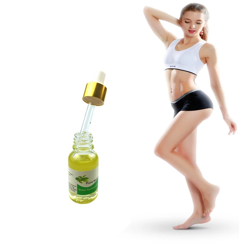 

Chinese Medicine Green tea Slimming Essential oil Whole Body Slim Specialized In Stubborn Fat Tummy Fast Lose Weight Patch 10ml