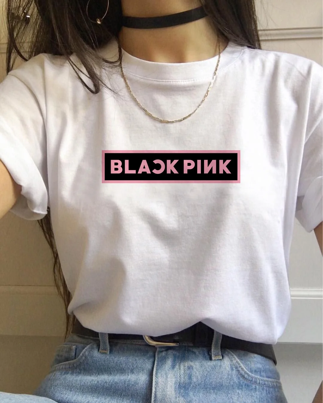 Несколько K-pop черная розовая футболка для женщин TXT дважды Футболка Kpop Exo Boy с Luv Tees Футболка женская Nct127