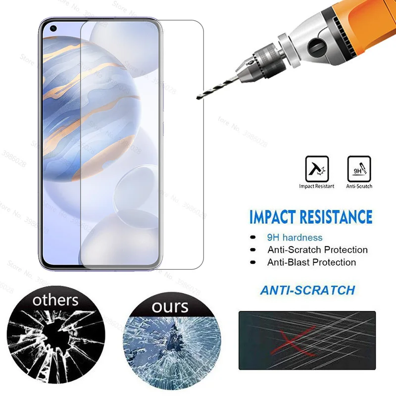 

3pcs Tempered Glass for Huawei Honor 30s Glass on Honor 30 Honor 30 lite Honer xonor 30 BMH-AN10 BMH-TN10 screen protector film