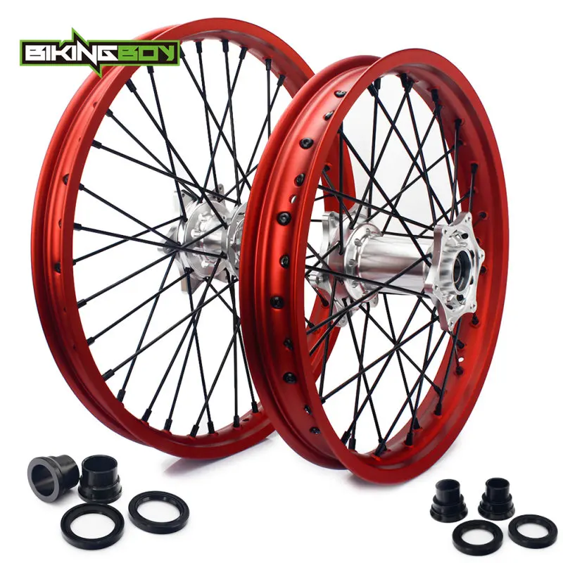 BIKINGBOY 21 &quot18&quot для KTM 125 150 200 250 300 350 400 450 500 505 525 530 EXC MXC SX XC F W передние и задние колеса