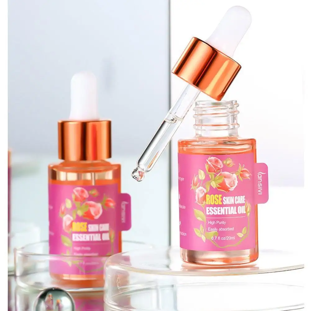 

Rose Essential Oil Relaxes SPA Body Oil Moisturizing Firming Skin Oil for Massage Improve Sleeping Skincare Massage Oil