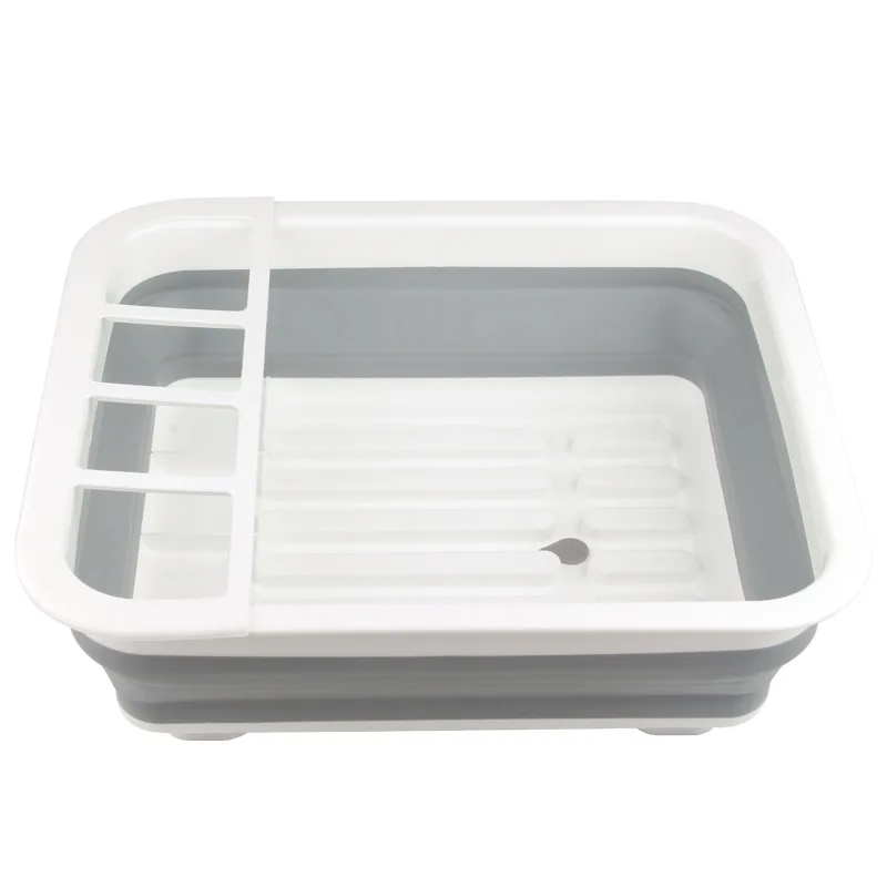 Foldable Dish Rack Kitchen Storage Holder Drainer Bowl Tableware Plate Portable Dinnerware Organizer Drying Home Shelf tool | Дом и сад