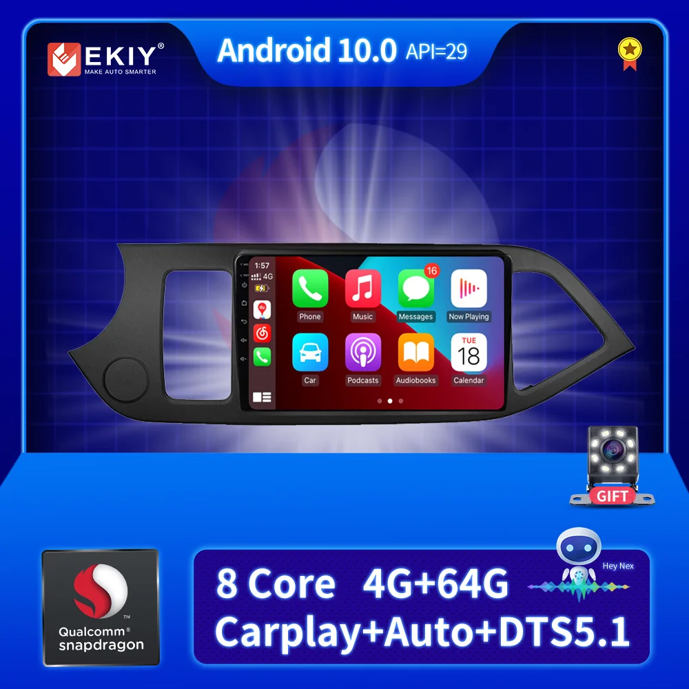 

Car Radio 1 Din for Kia Picanto Morning 2011-2017 Autoradio Radio Tape Recorder 2din Androyd Multimedia Stereo Navigation GPS